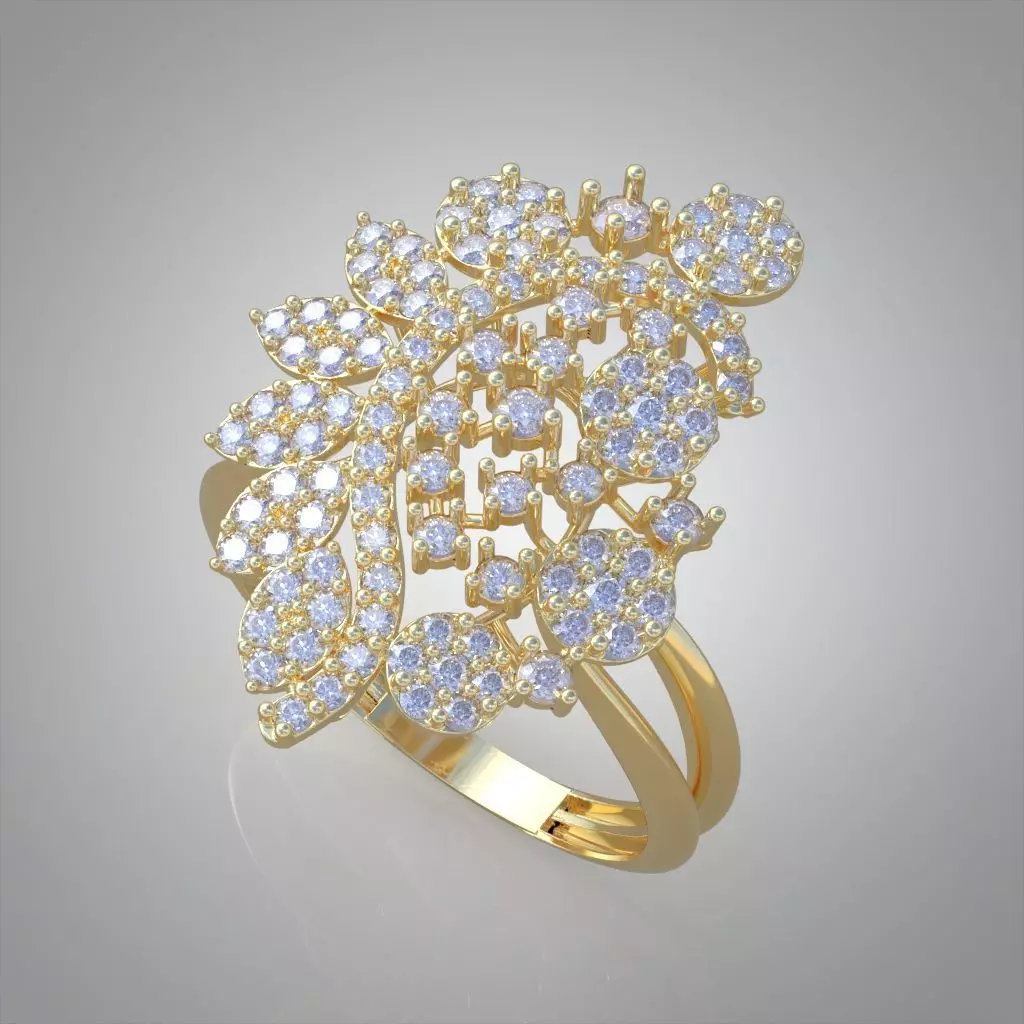 Ring 3D model 0205 3D printable model- 3D print model