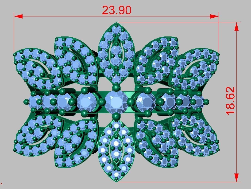 Ring 3D model 0206 3D printable model9 3D print model_19