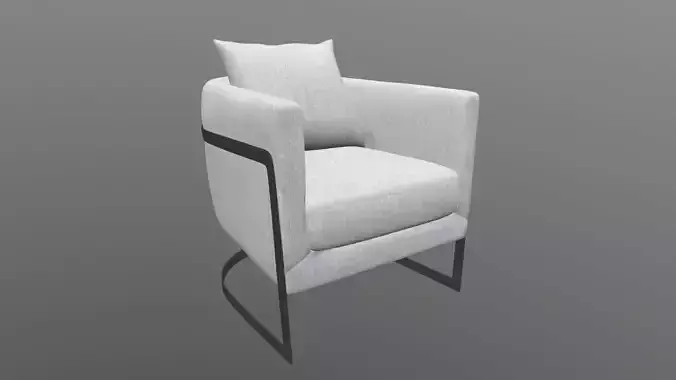 Gray Fabric Chair