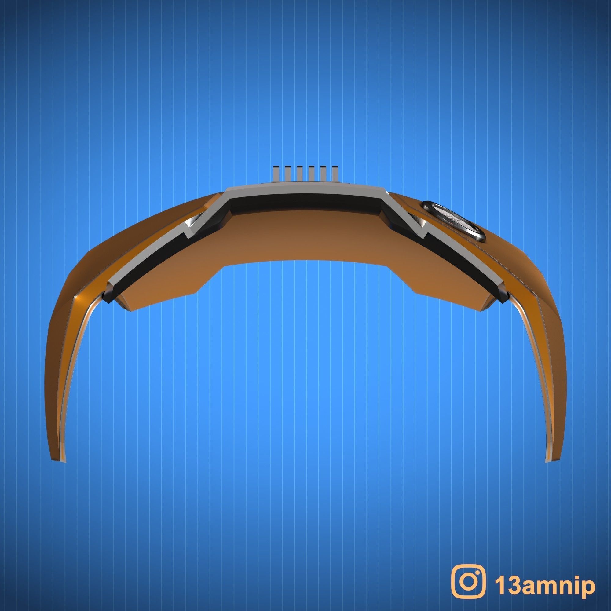 Custom Mandalorian Chest Armor 3D print model_14