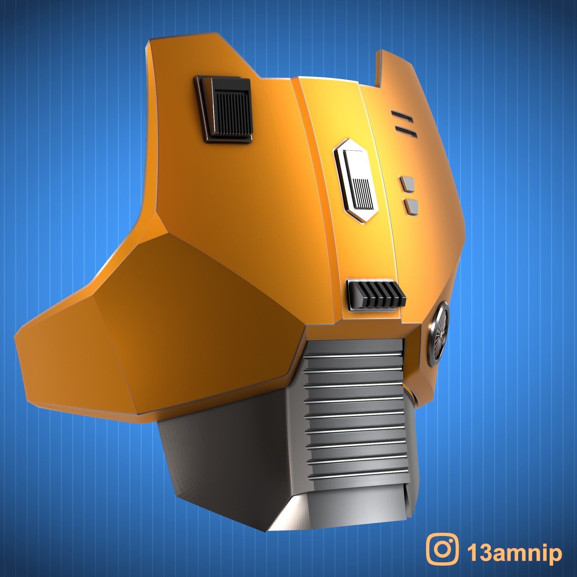 Custom Mandalorian Chest Armor 3D print model_10