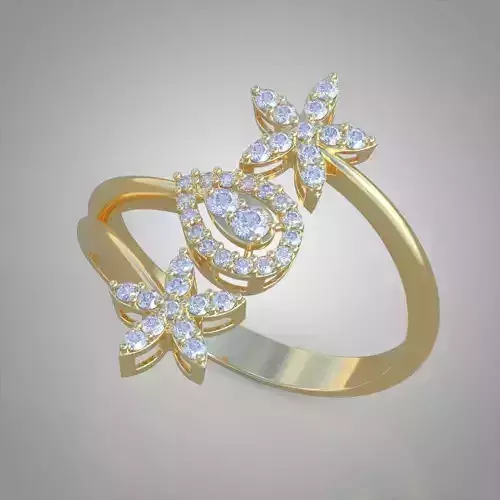 Ring 3D model 0208 3D printable model- 3D print model