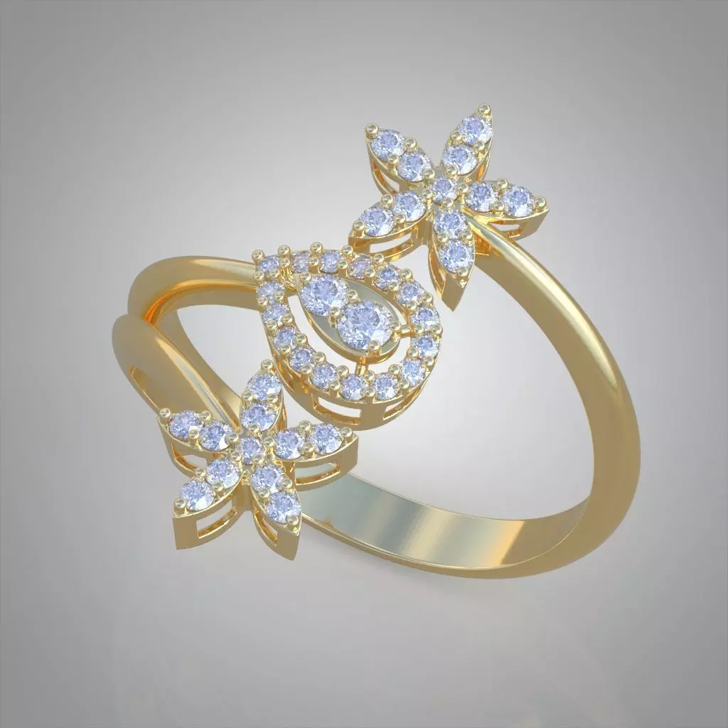 Ring 3D model 0208 3D printable model- 3D print model_0