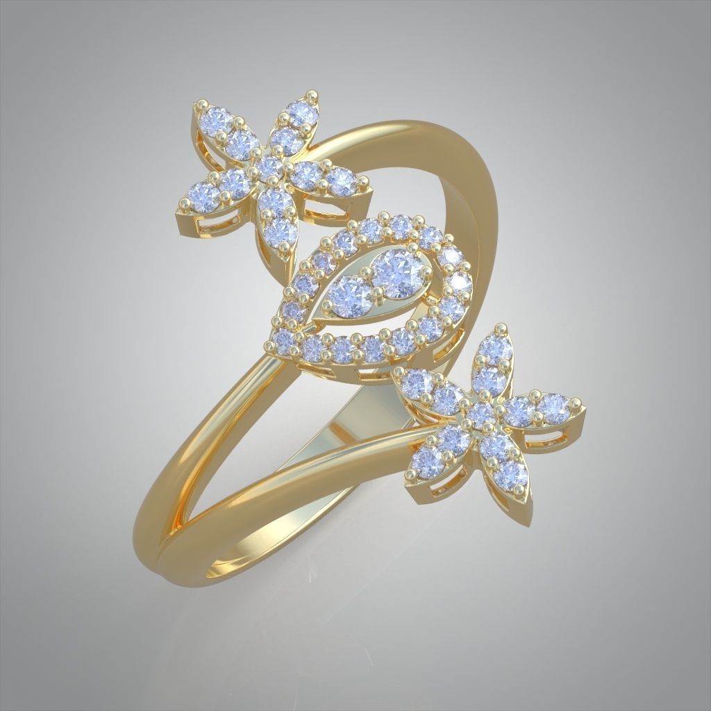 Ring 3D model 0208 3D printable model- 3D print model_3