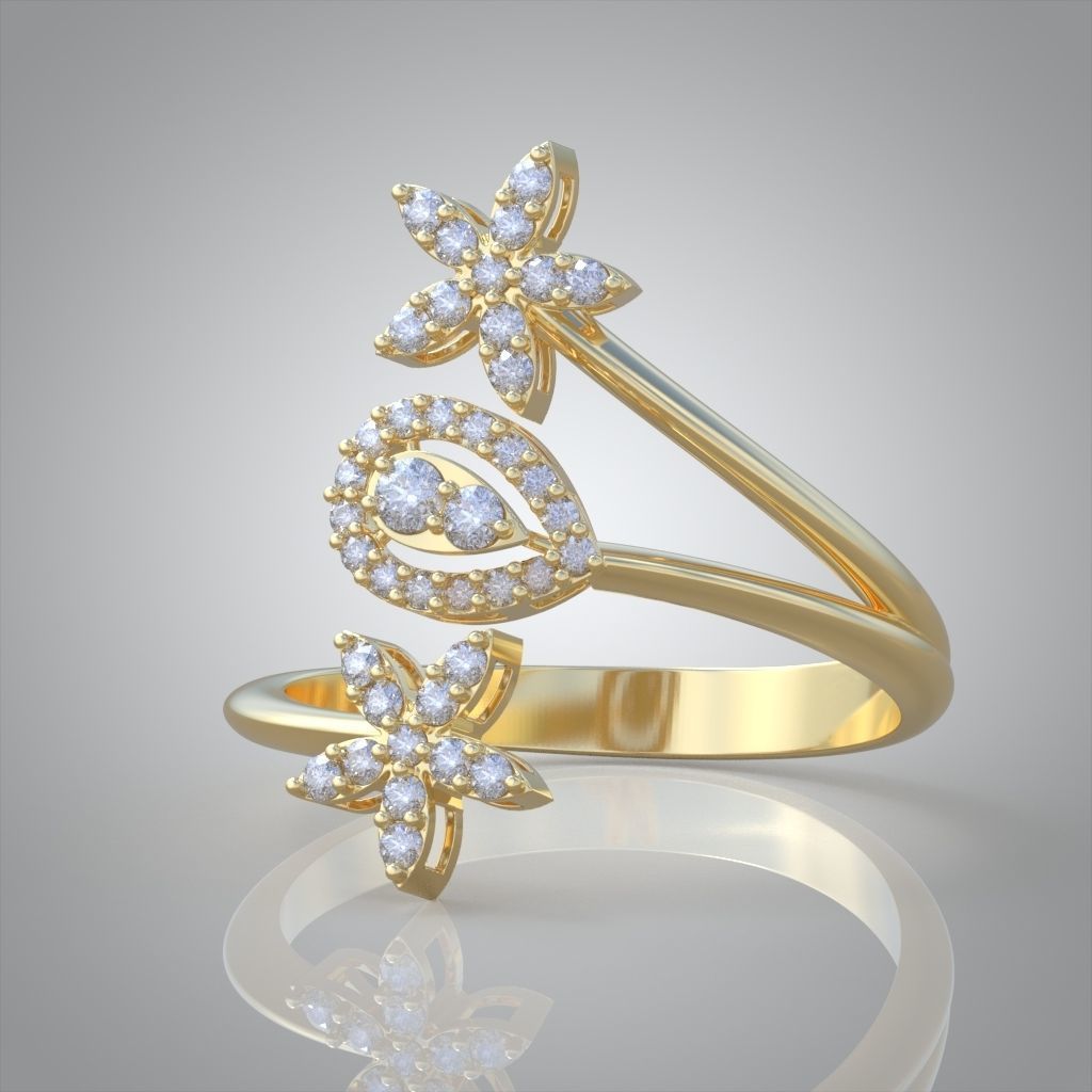Ring 3D model 0208 3D printable model- 3D print model_4