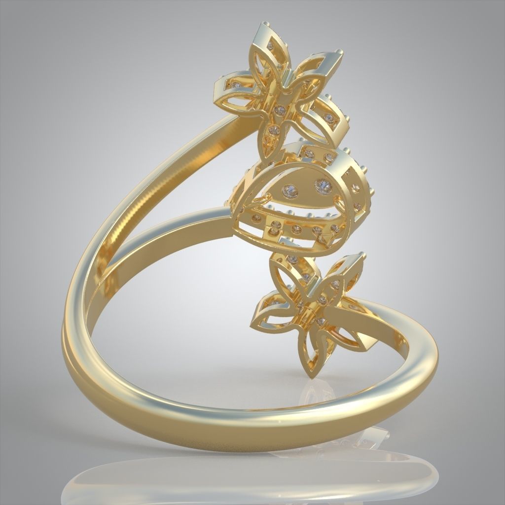Ring 3D model 0208 3D printable model- 3D print model_8