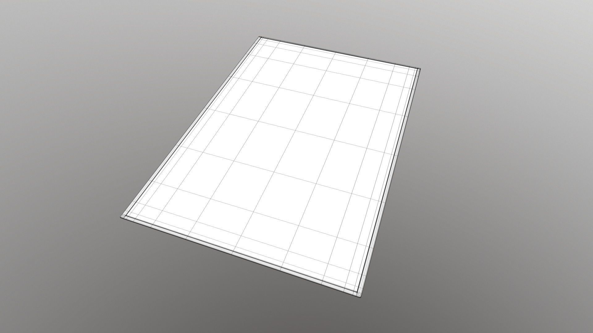 Mat 3D runner rug 3D model_8