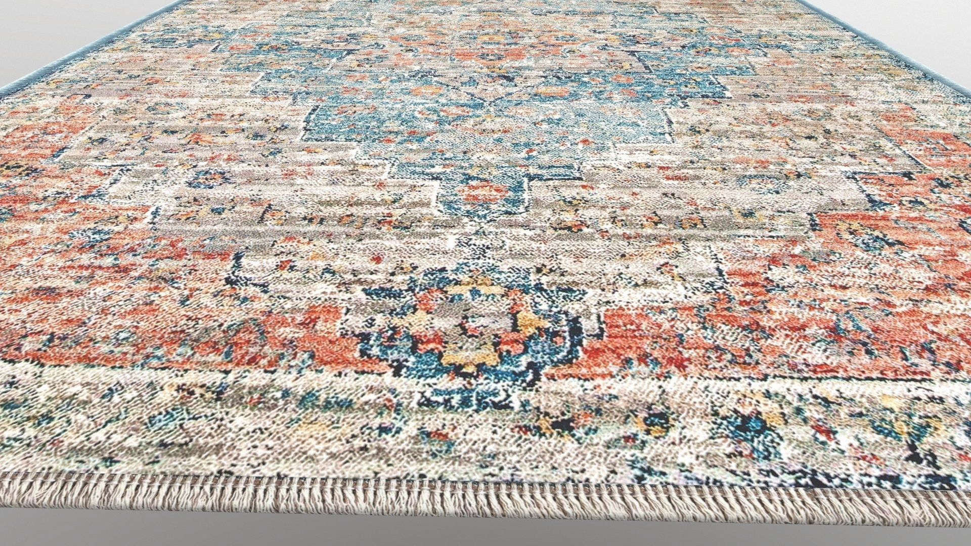 Mat 3D runner rug 3D model_5