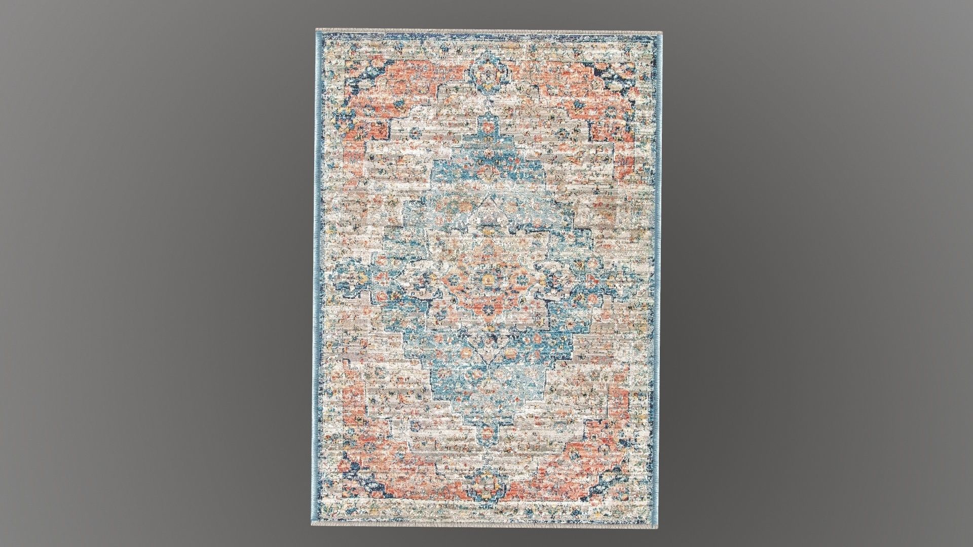 Mat 3D runner rug 3D model_6