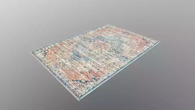Mat 3D runner rug 3D model Mat 3D runner rug 3D model