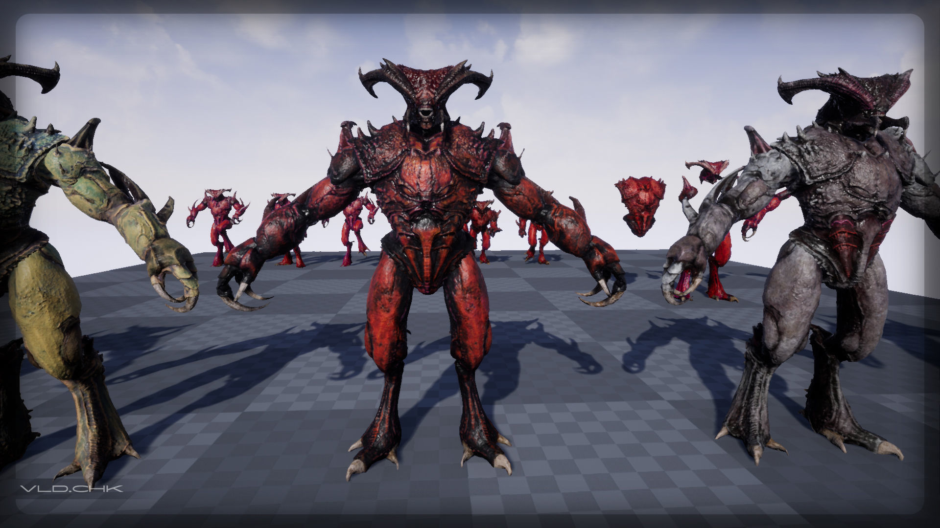 Blister - Demon Beetle Low-poly 3D model_16