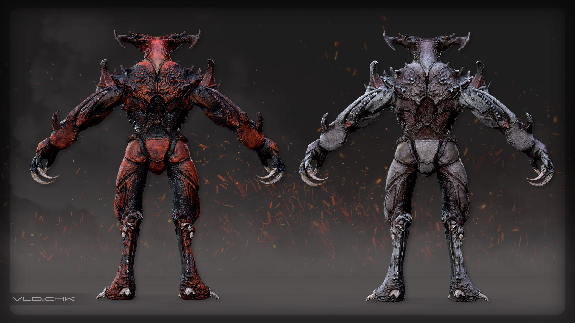 Blister - Demon Beetle Low-poly 3D model_12