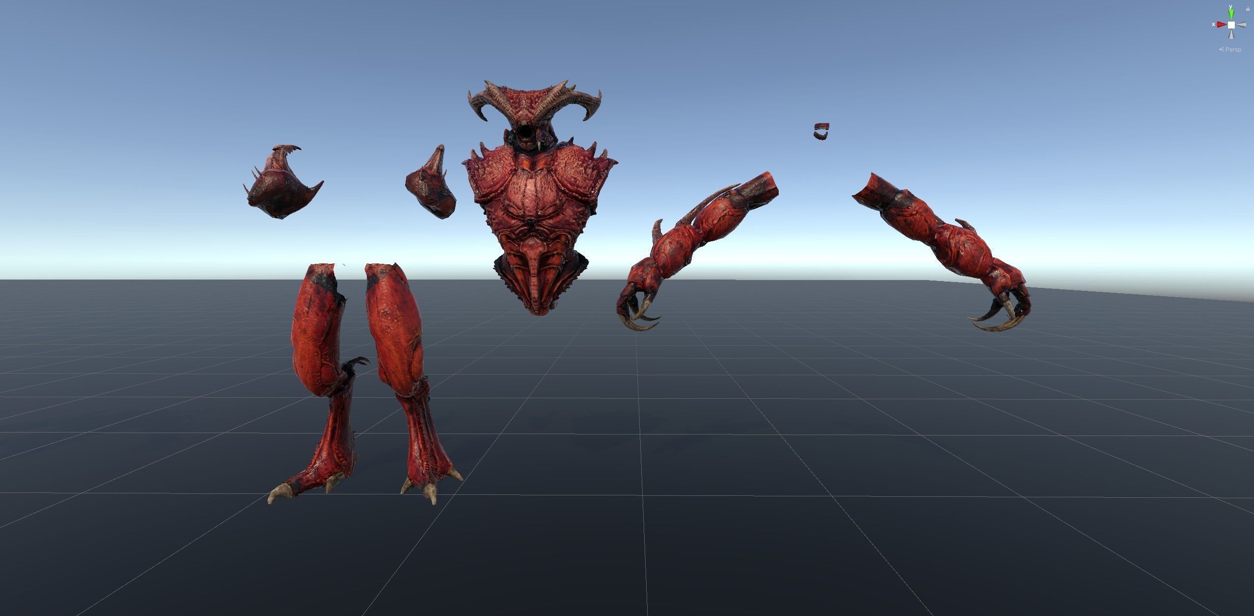 Blister - Demon Beetle Low-poly 3D model_15