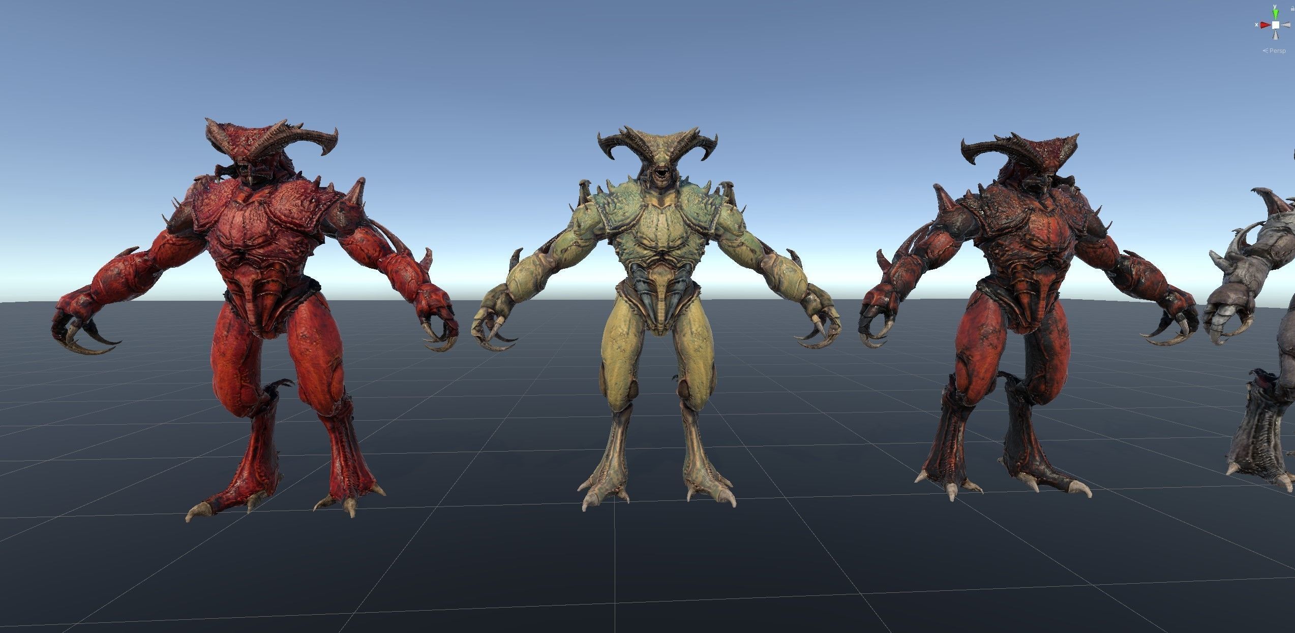 Blister - Demon Beetle Low-poly 3D model_14