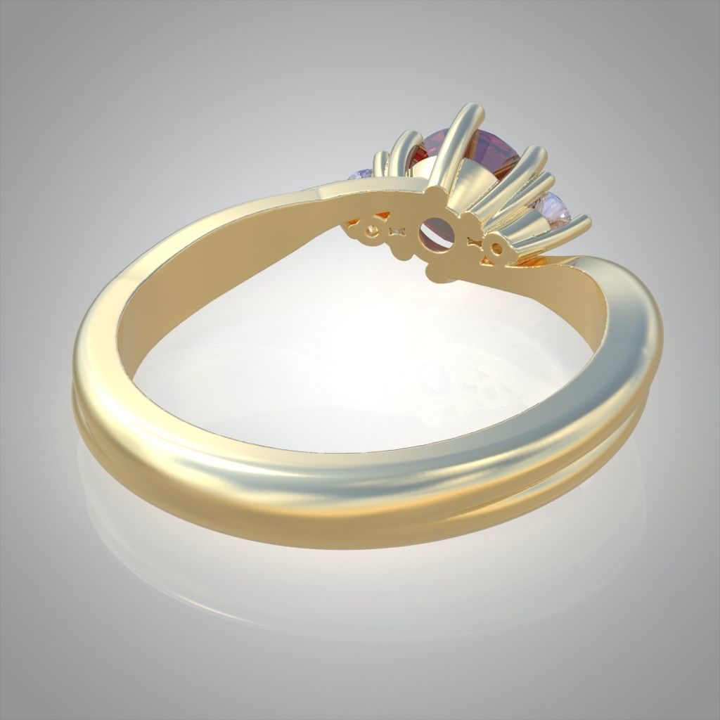 Ring 3D model 0210 3D printable model 3D print model_11