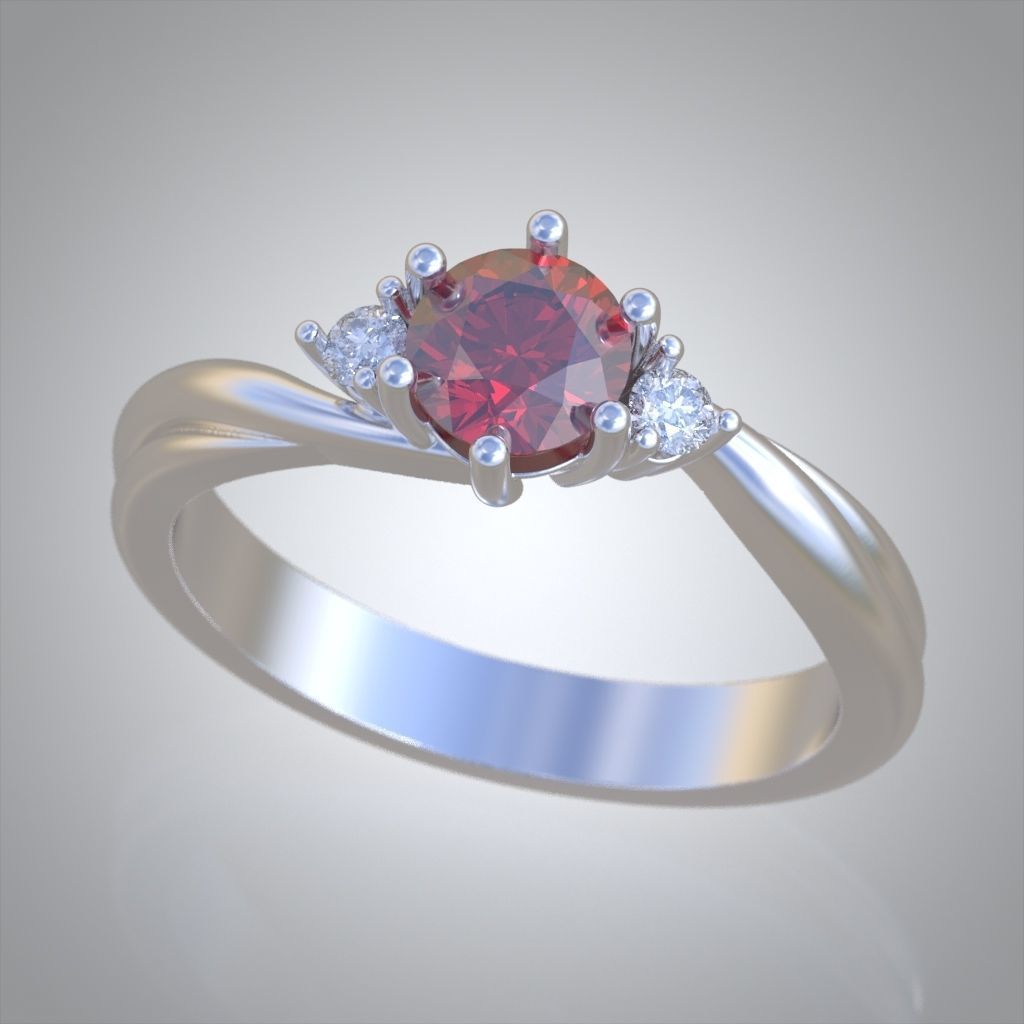 Ring 3D model 0210 3D printable model 3D print model_3
