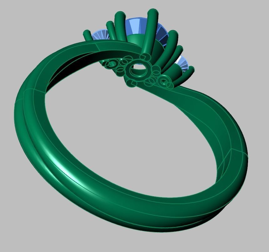 Ring 3D model 0210 3D printable model 3D print model_19