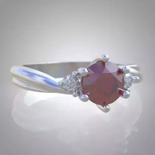 Ring 3D model 0210 3D printable model 3D print model
