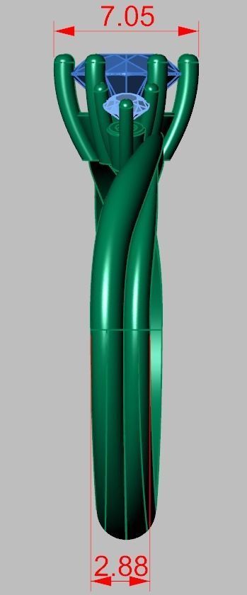 Ring 3D model 0210 3D printable model 3D print model_16