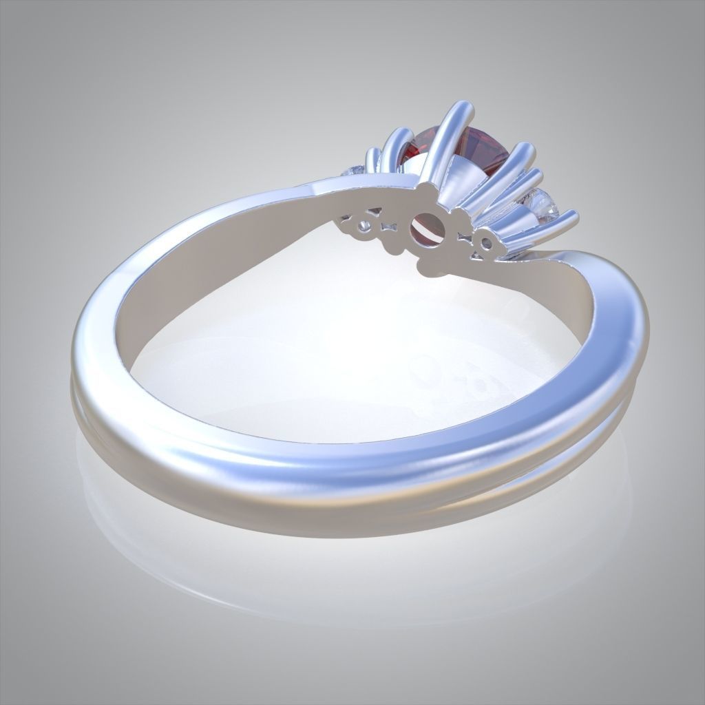 Ring 3D model 0210 3D printable model 3D print model_10