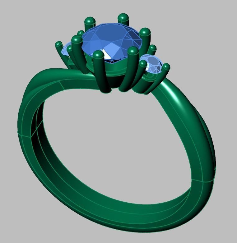 Ring 3D model 0210 3D printable model 3D print model_18