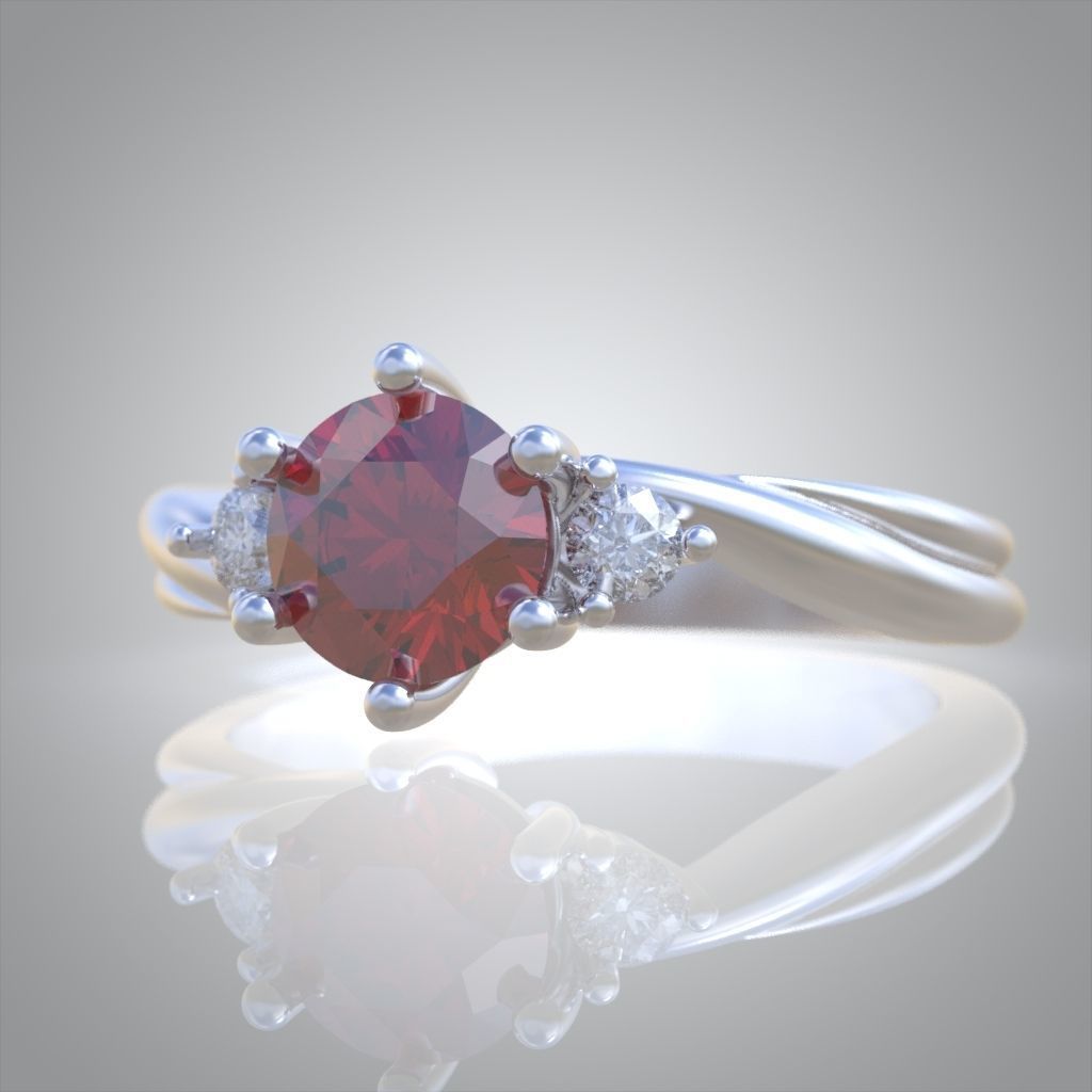 Ring 3D model 0210 3D printable model 3D print model_8