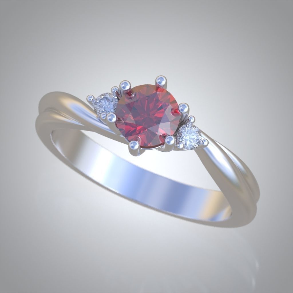 Ring 3D model 0210 3D printable model 3D print model_7