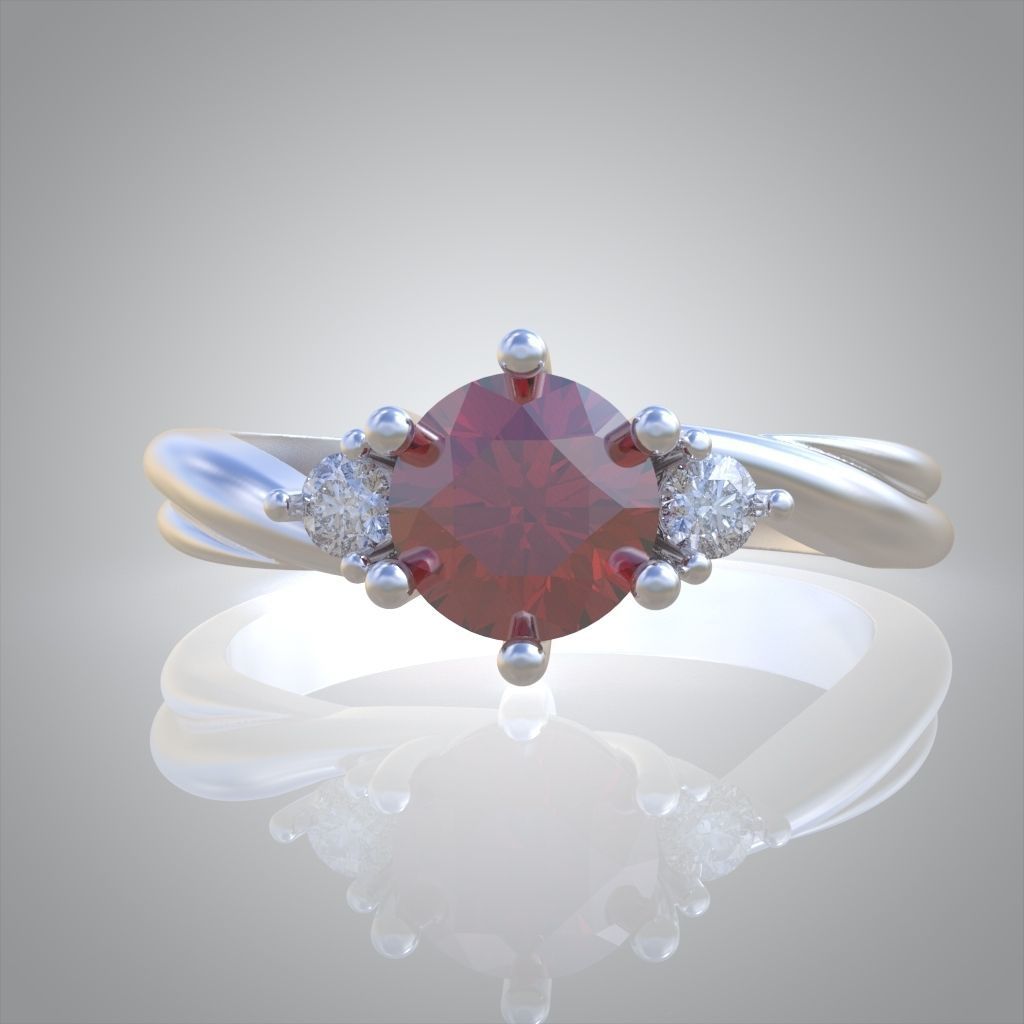 Ring 3D model 0210 3D printable model 3D print model_14