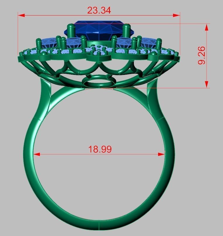 Ring 3D model 0211 3D printable model 3D print model_16