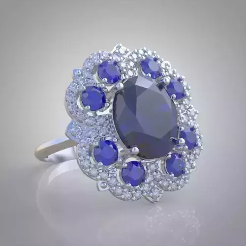 Ring 3D model 0211 3D printable model 3D print model