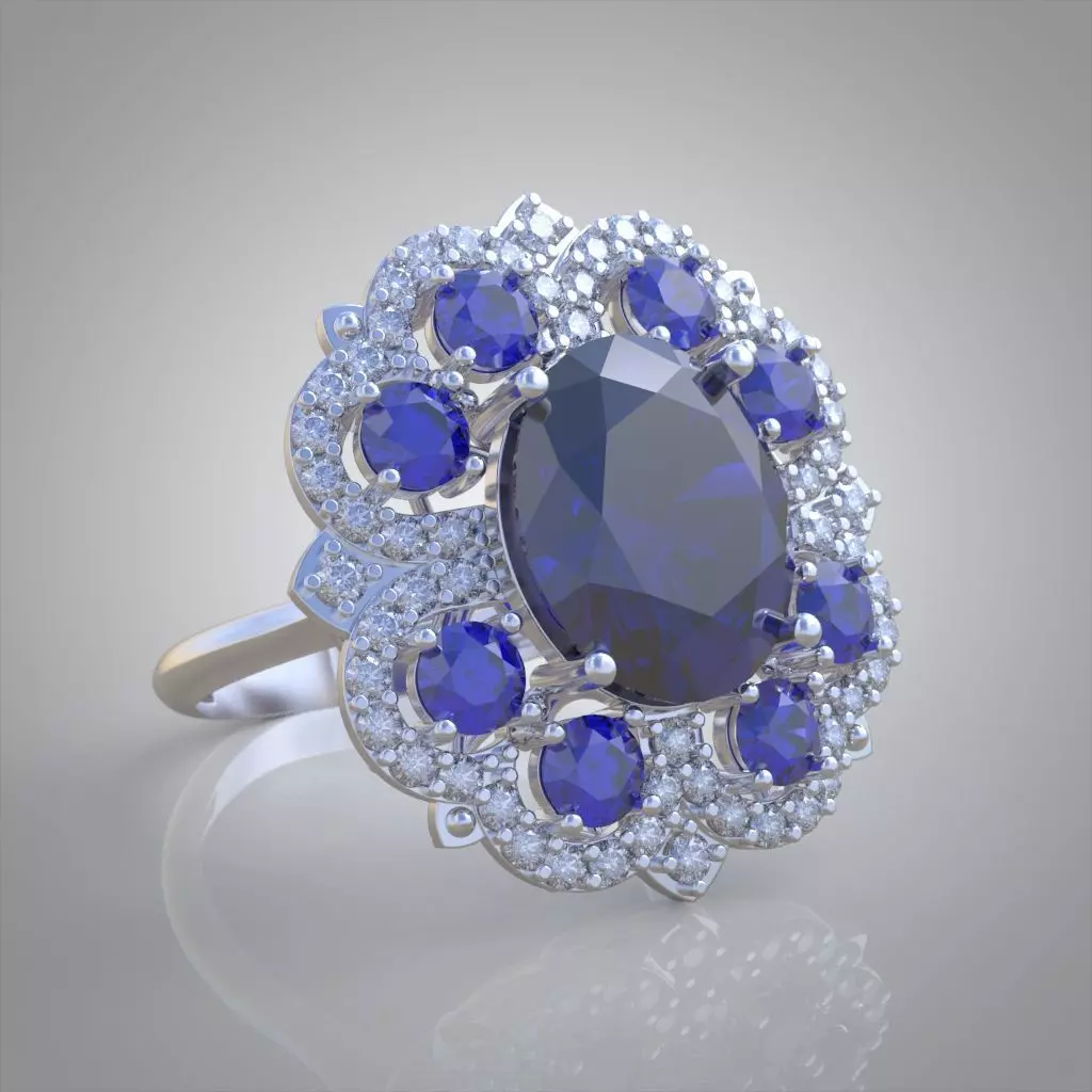 Ring 3D model 0211 3D printable model 3D print model_0