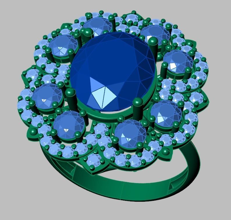 Ring 3D model 0211 3D printable model 3D print model_17