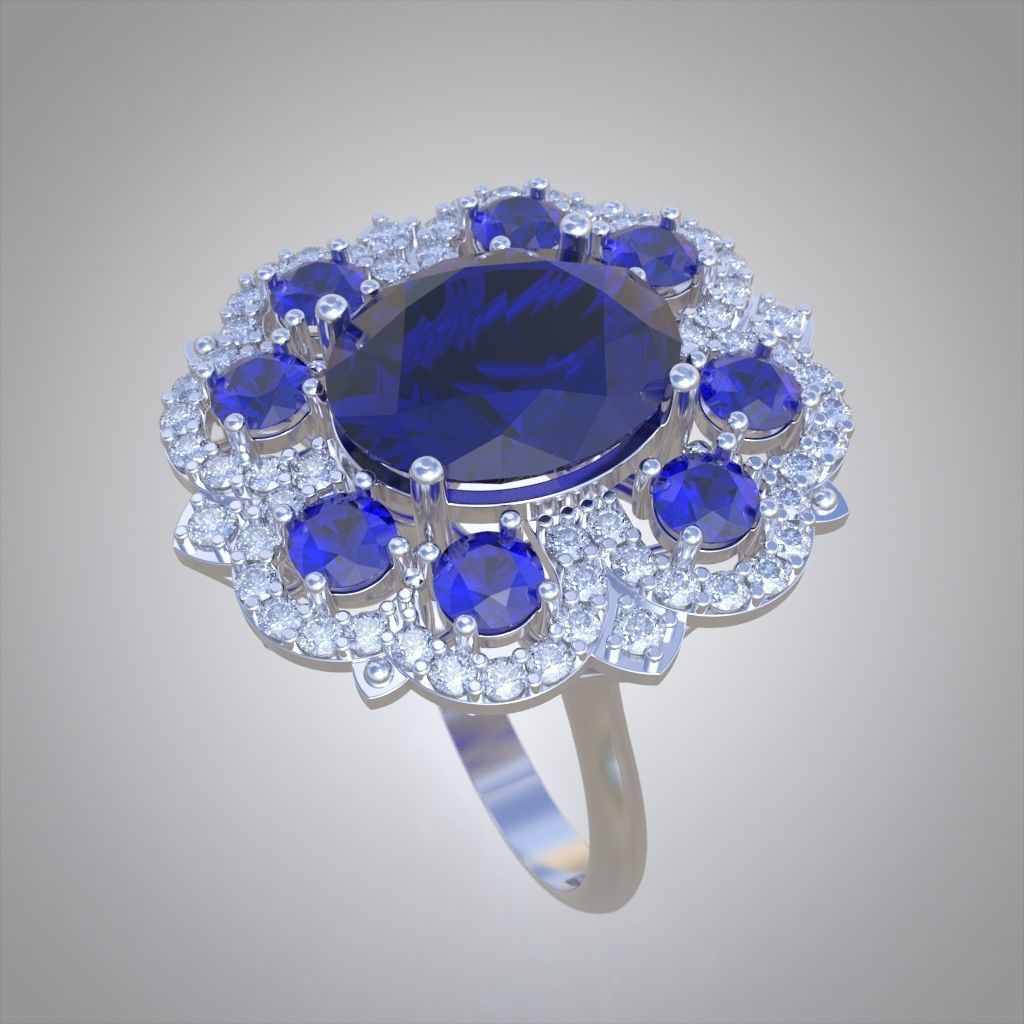 Ring 3D model 0211 3D printable model 3D print model_4