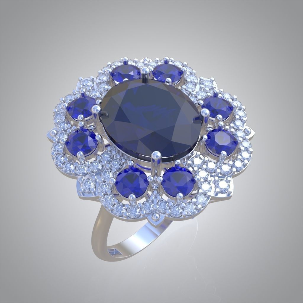 Ring 3D model 0211 3D printable model 3D print model_8