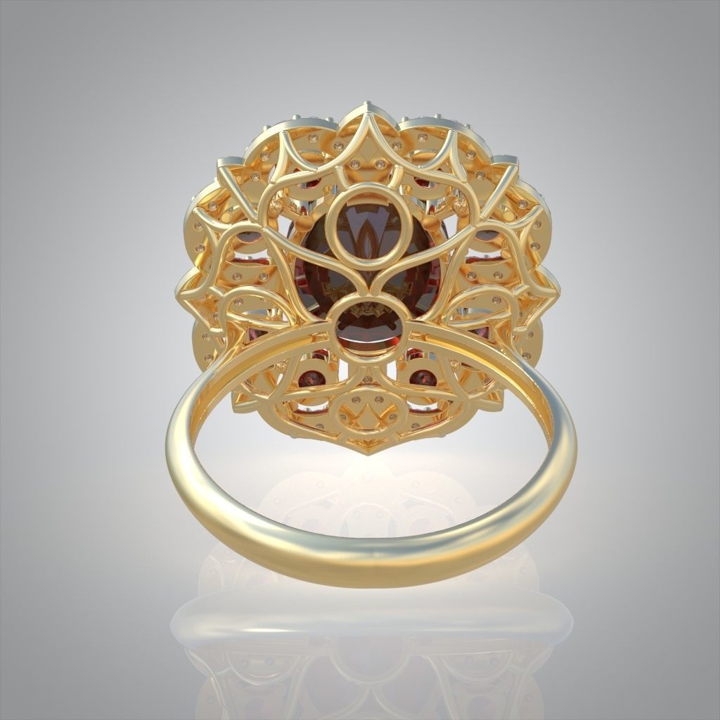 Ring 3D model 0211 3D printable model 3D print model_11