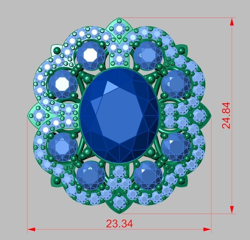 Ring 3D model 0211 3D printable model 3D print model_20