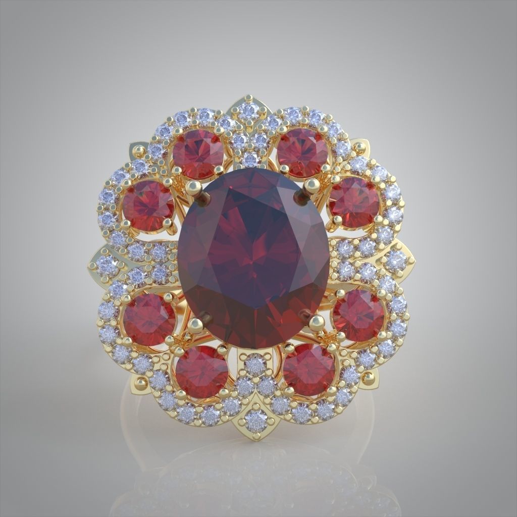 Ring 3D model 0211 3D printable model 3D print model_13