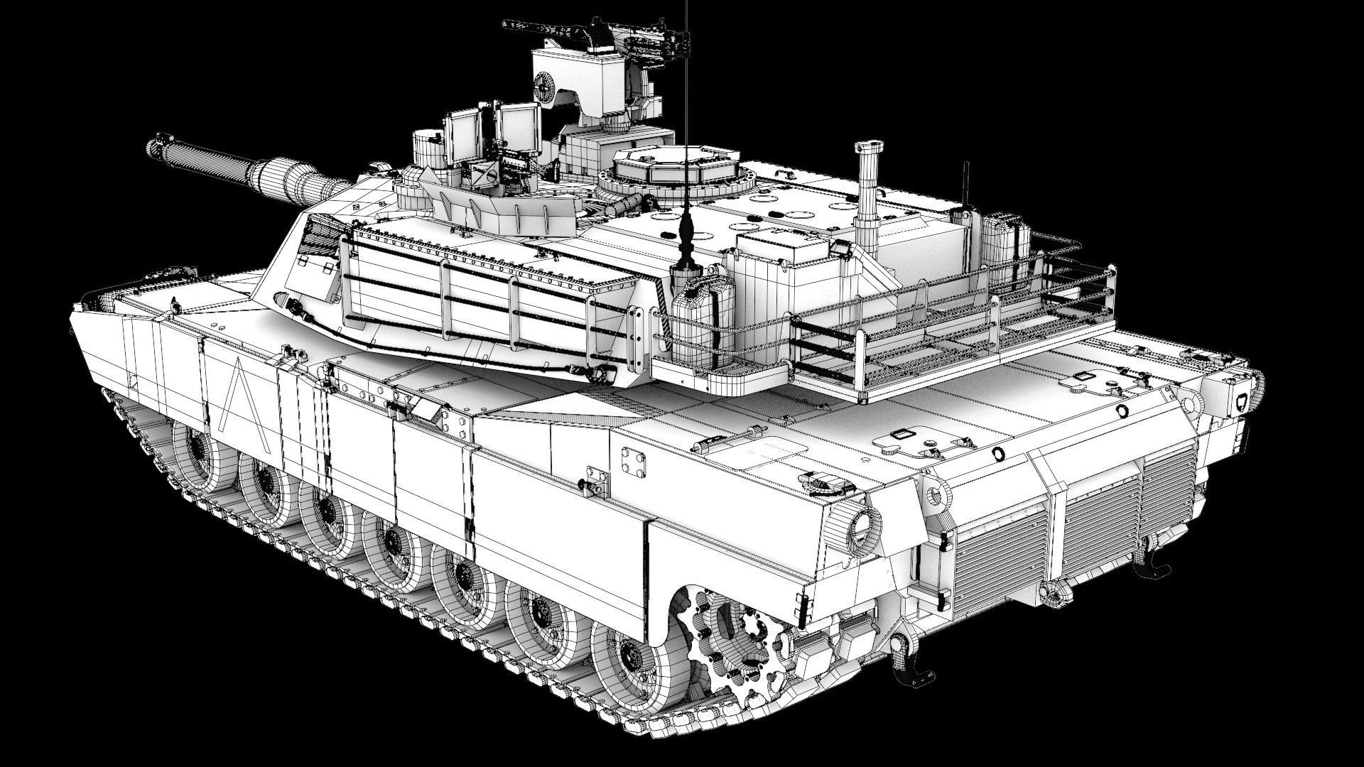 M1A2 Abrams SEPv2 3D model_16