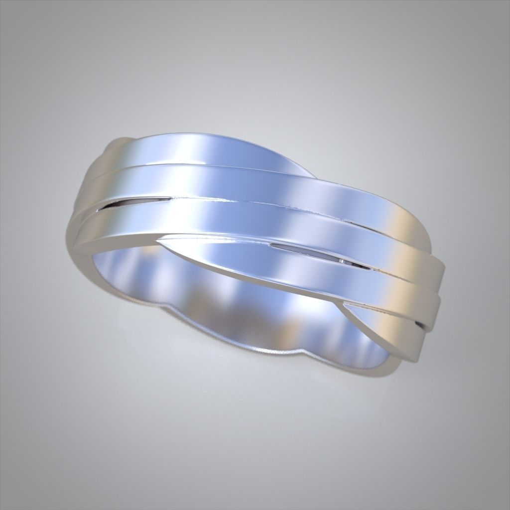 Ring 3D model 0214 3D printable model 3D print model_3