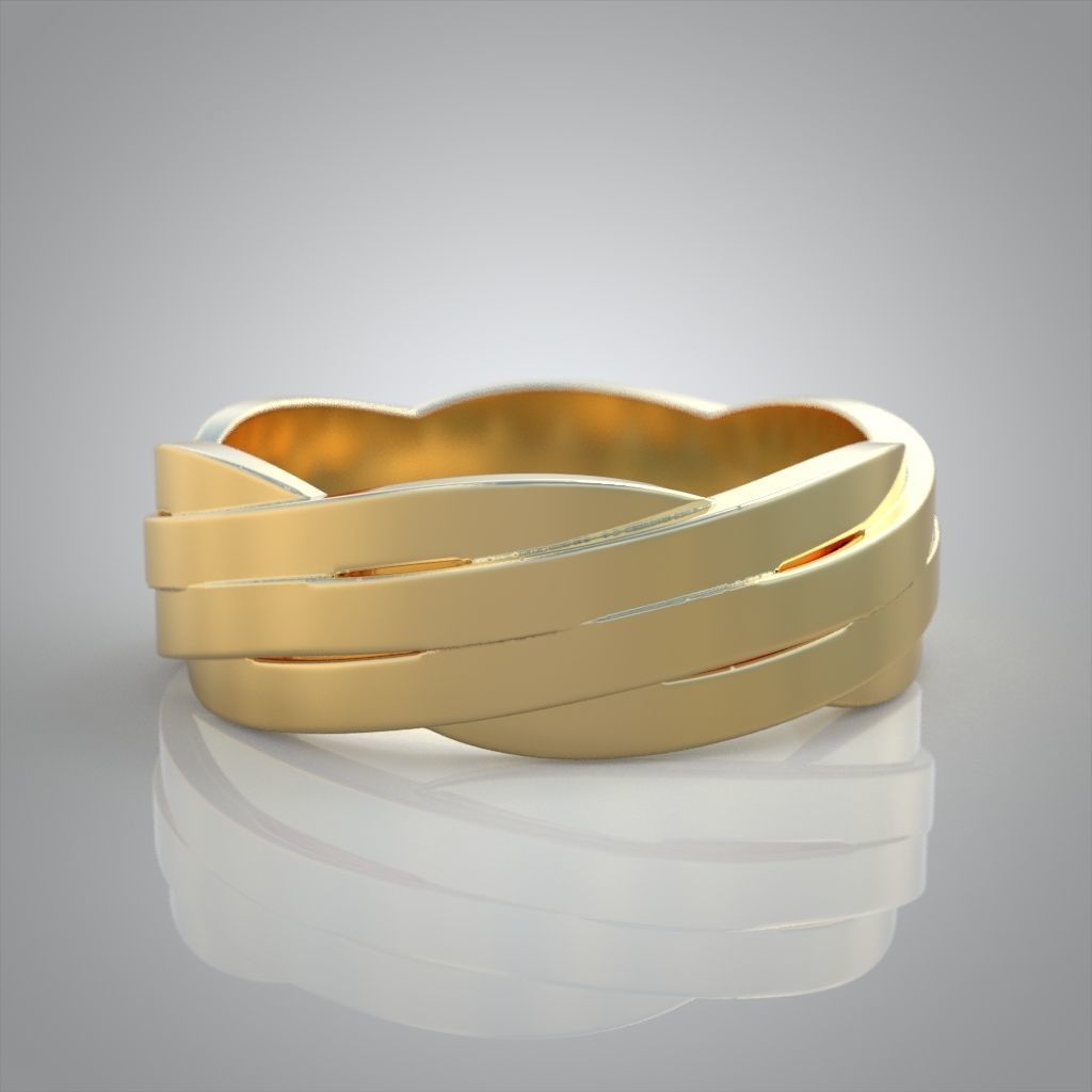 Ring 3D model 0214 3D printable model 3D print model_1
