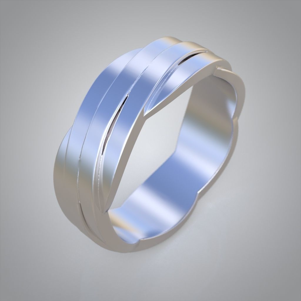 Ring 3D model 0214 3D printable model 3D print model_7