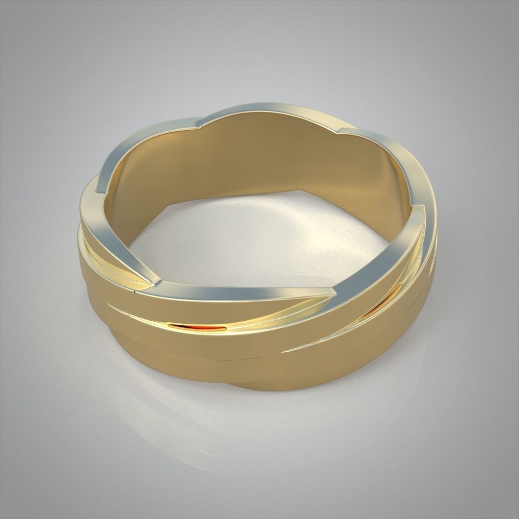 Ring 3D model 0214 3D printable model 3D print model_8