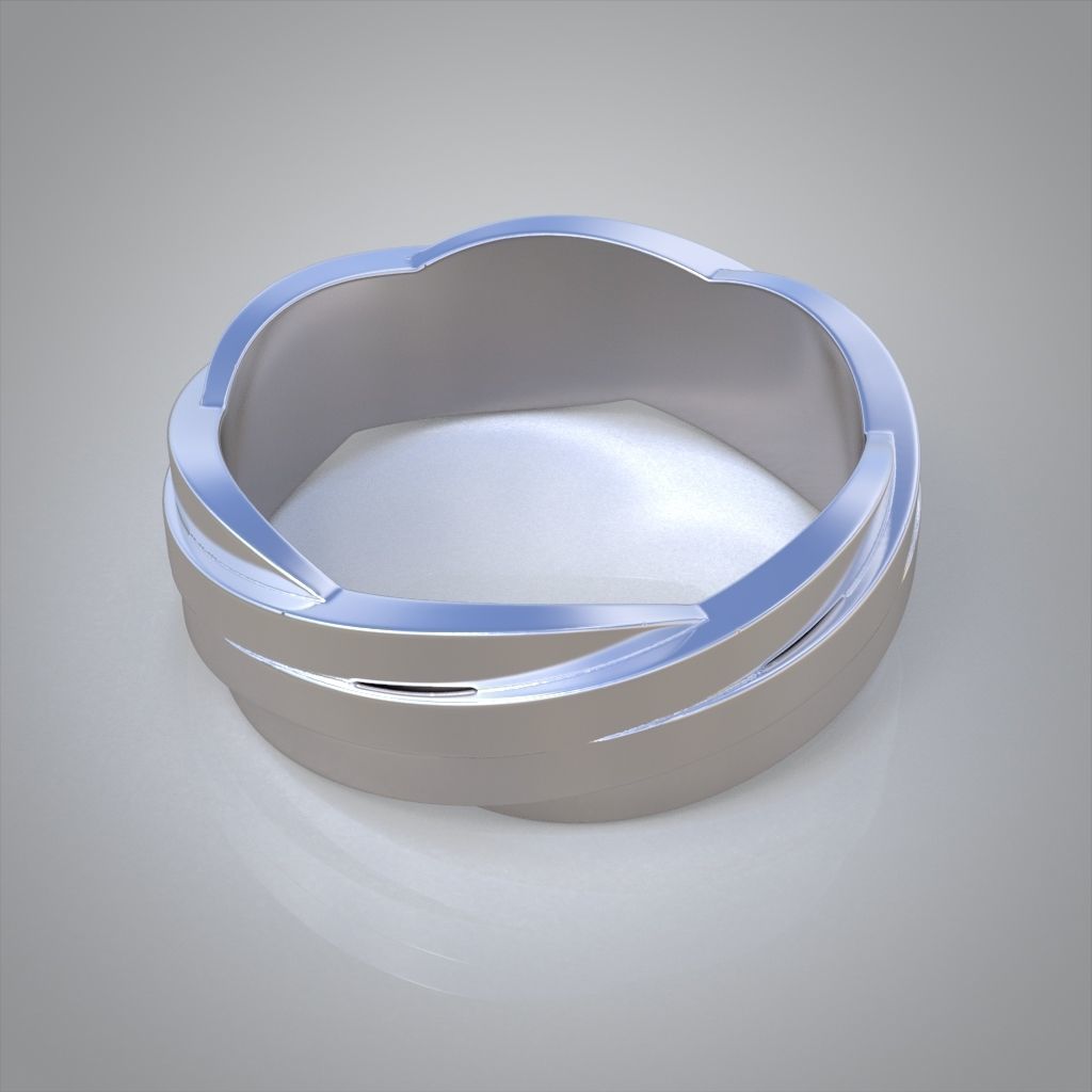 Ring 3D model 0214 3D printable model 3D print model_9