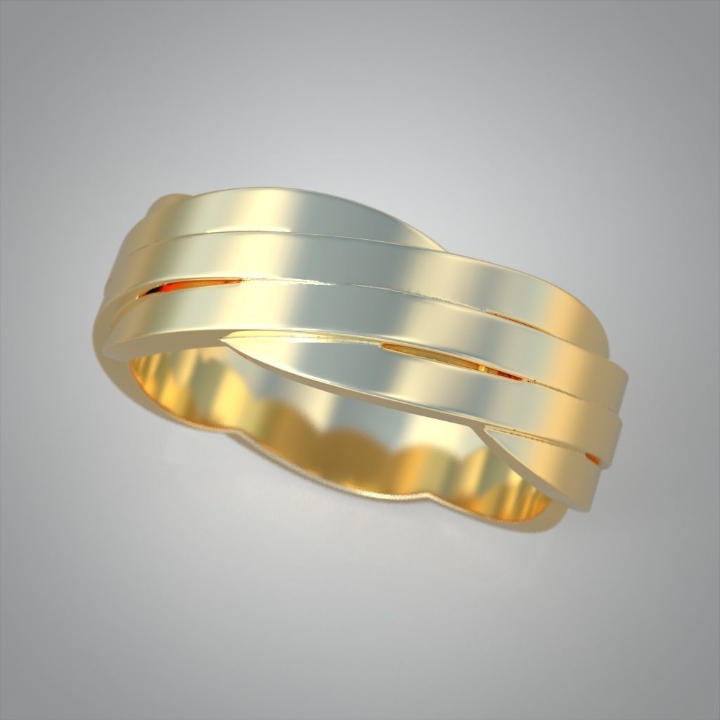 Ring 3D model 0214 3D printable model 3D print model_2