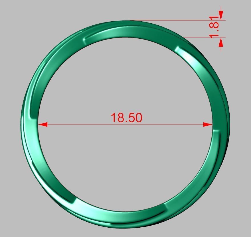 Ring 3D model 0214 3D printable model 3D print model_13