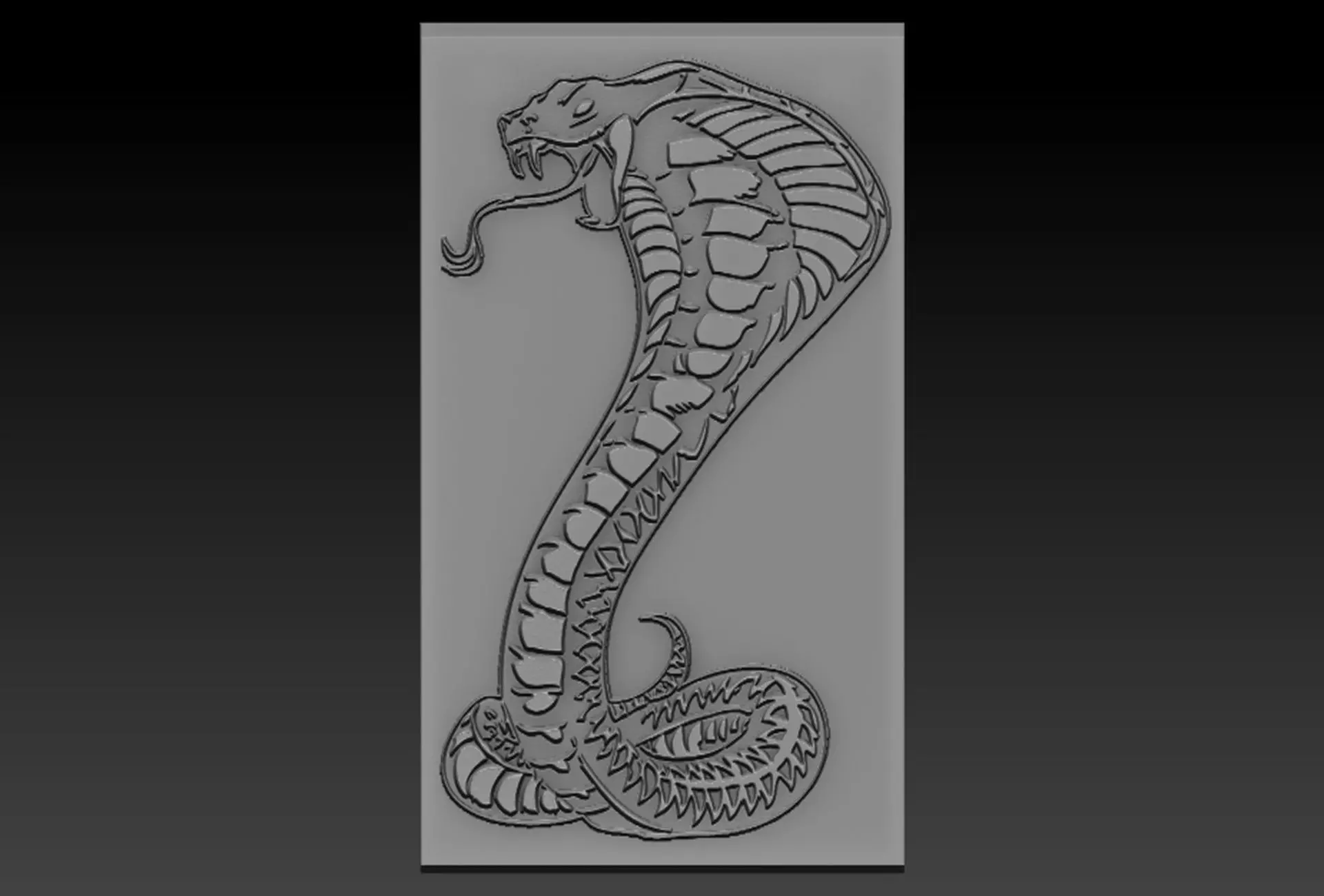 Cobra Snake 3D print model_0