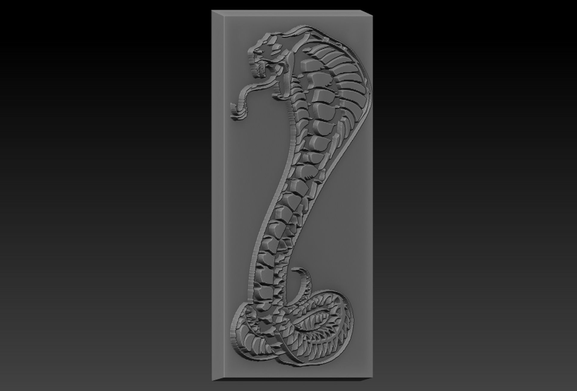 Cobra Snake 3D print model_1