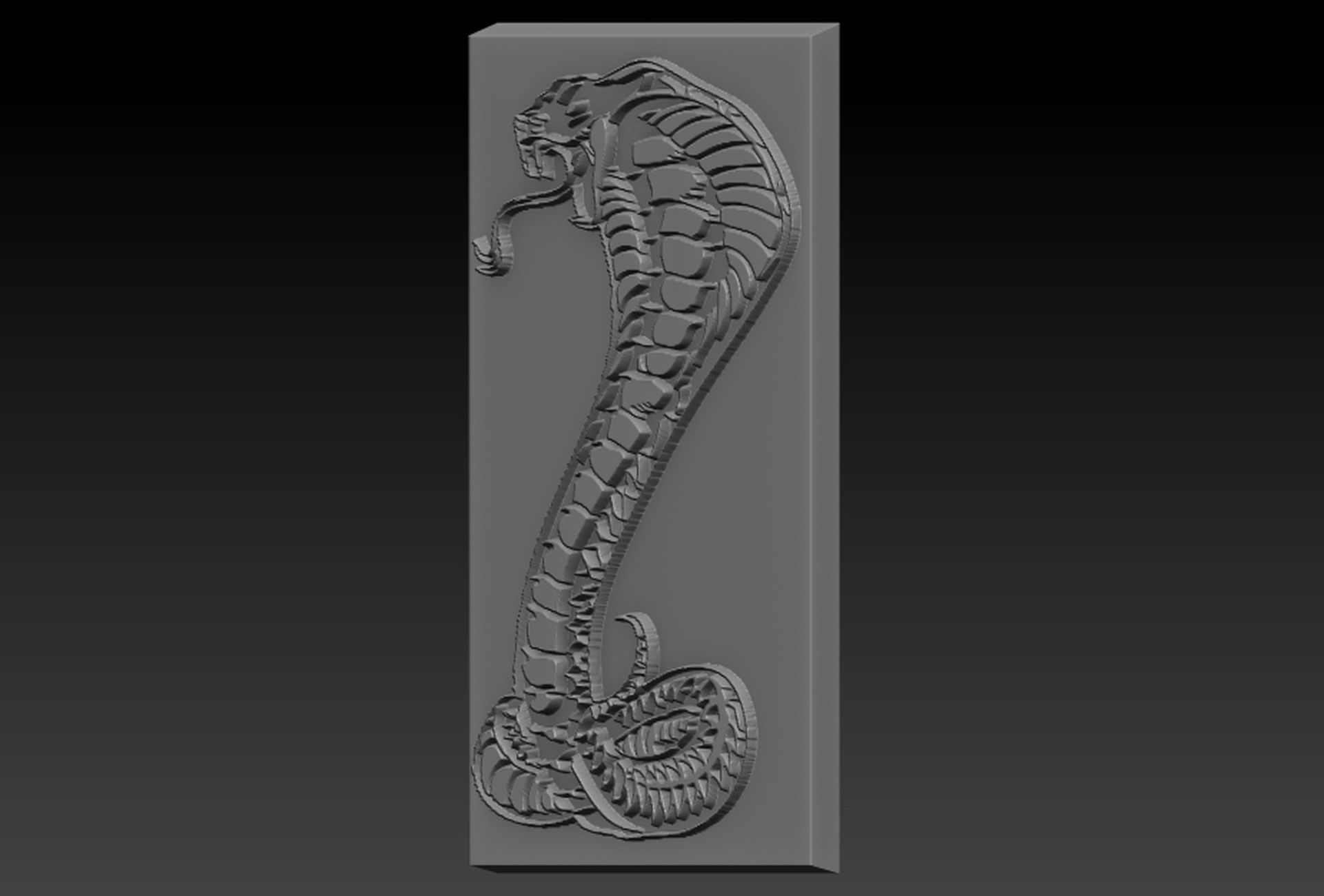 Cobra Snake 3D print model_2