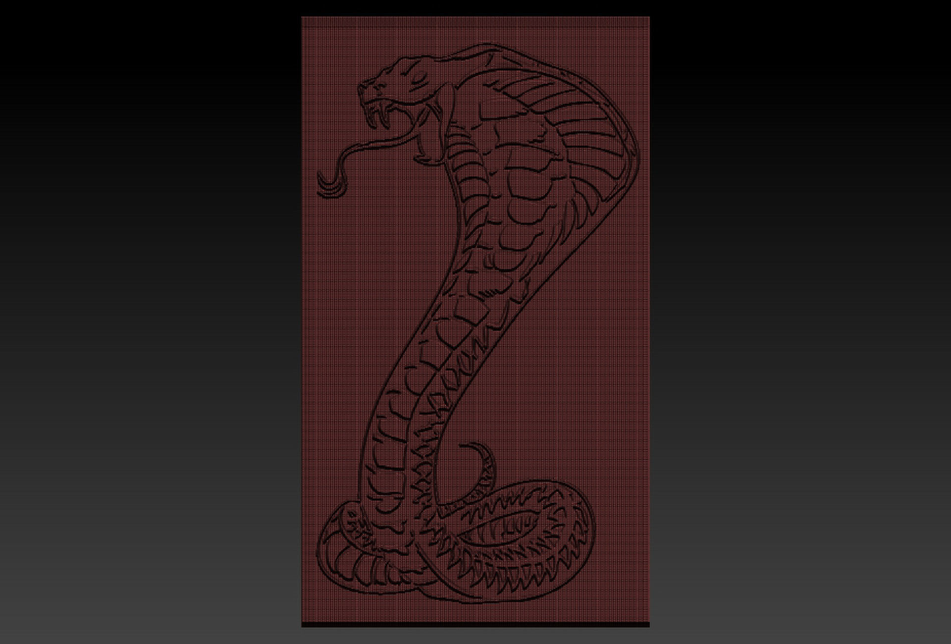 Cobra Snake 3D print model_6