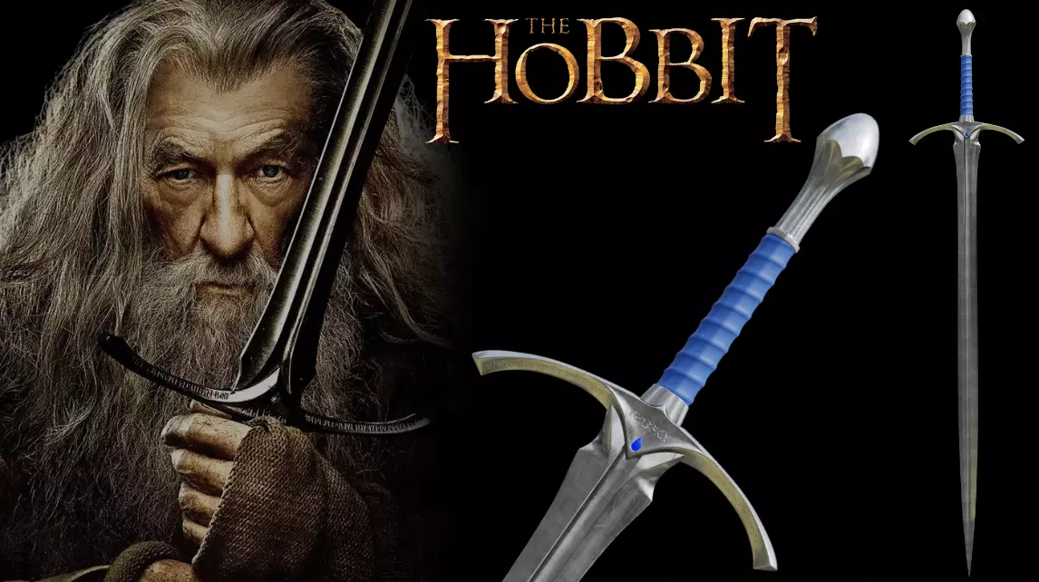 Gandalfs Sword Glamdring From The Lord Of The Rings - Low-Poly Low-poly 3D model_0